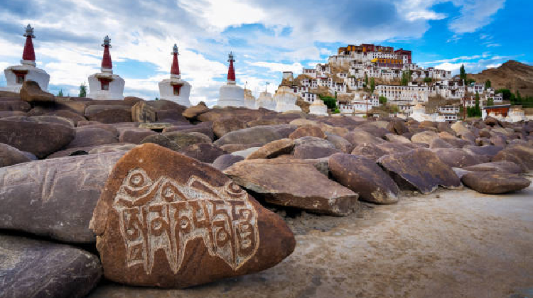 Thiksey Gompa, Thiksey Monastery, Thiksey Monastery of Ladakh, Thiksey Monastery Ladakh