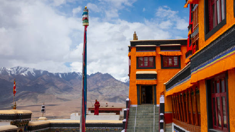 Thiksey Gompa, Thiksey Monastery, Thiksey Monastery of Ladakh, Thiksey Monastery Ladakh