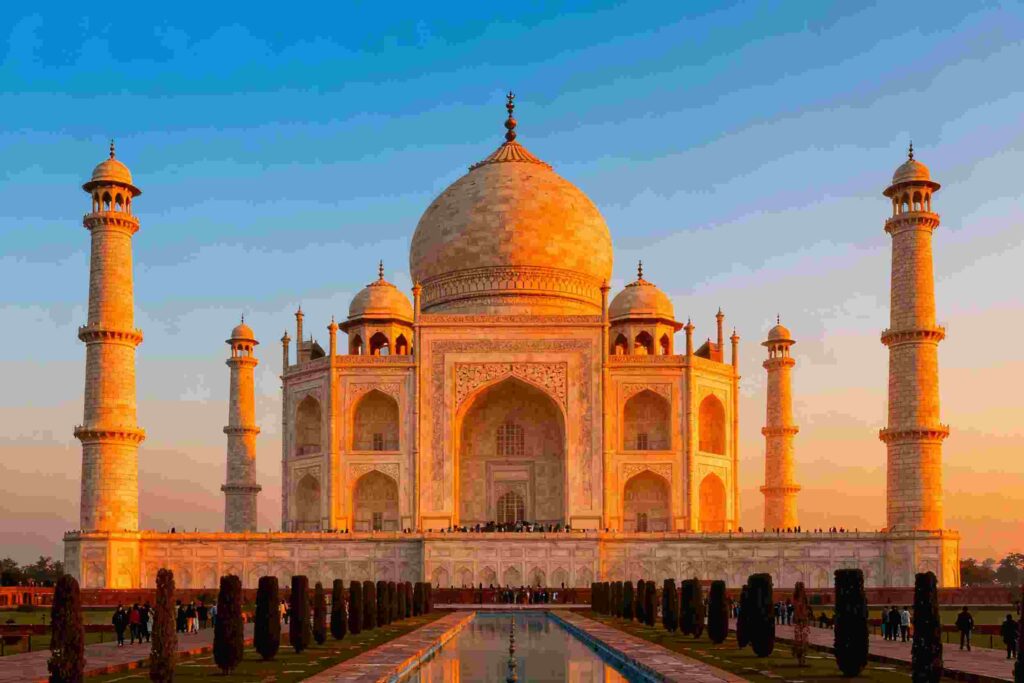 Taj Mahal sunrise view, Agra