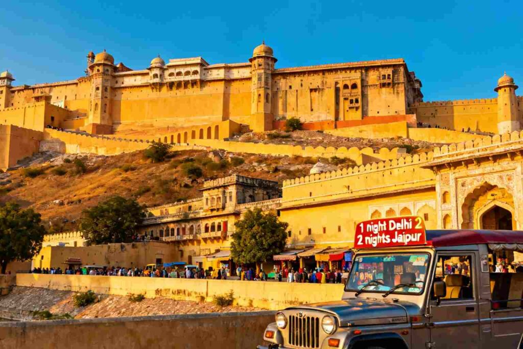 Paquete de 1 noche en Delhi y 2 noches en Jaipur