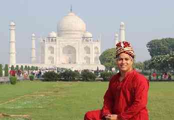 Monumentos iluminados de Delhi durante el tour nocturno